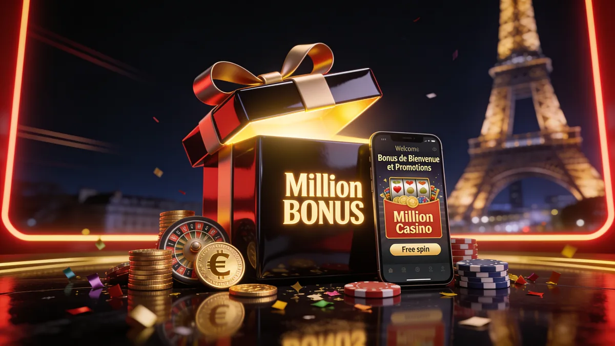 Bonus de Bienvenue et Promotions Million Casino : guide million casino pour les joueurs en France